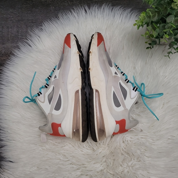 Nike Women's Air Max 270 React "Light Beige/Chalk" size 7.5 - Picture 8 of 14